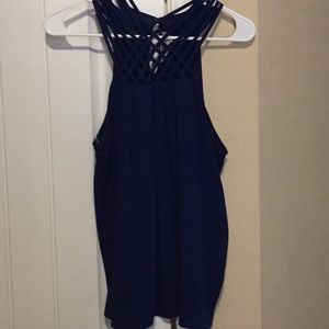 Navy cross design tank